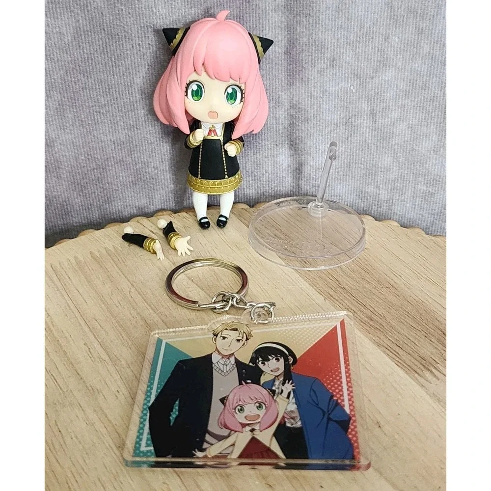 Spy x Family Anya Forger Bandai Spirits Figuarts‎ Mini Action Figure Keychain